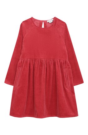 Детское хлопковое платье STELLA MCCARTNEY красного цвета по цене 6995 руб., арт. 601320/SPK09 | Фото 1 Детское хлопковое платье STELLA MCCARTNEY красного цвета, арт. 601320/SPK09 | Фото 1