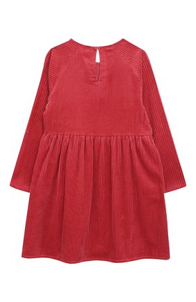 Детское хлопковое платье STELLA MCCARTNEY красного цвета по цене 6995 руб., арт. 601320/SPK09 | Фото 2 Детское хлопковое платье STELLA MCCARTNEY красного цвета, арт. 601320/SPK09 | Фото 2