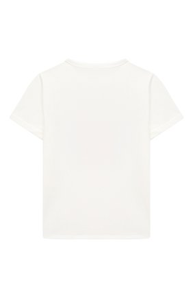 Детская хлопковая футболка STELLA MCCARTNEY белого цвета по цене 3960 руб., арт. 601104/SPJ03 | Фото 2 Детская хлопковая футболка STELLA MCCARTNEY белого цвета, арт. 601104/SPJ03 | Фото 2