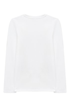 Детская хлопковый лонгслив STELLA MCCARTNEY белого цвета по цене 3960 руб., арт. 601097/SPJF8 | Фото 2 Детская хлопковый лонгслив STELLA MCCARTNEY белого цвета, арт. 601097/SPJF8 | Фото 2