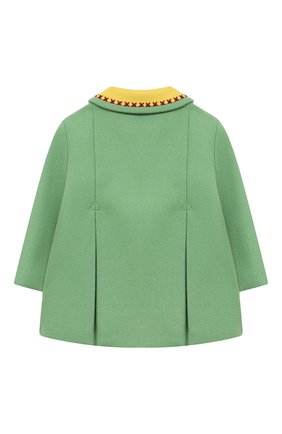 Детского шерстяное пальто GUCCI разноцветного цвета по цене 61900 руб., арт. 622845/XWALF | Фото 2 Детского шерстяное пальто GUCCI разноцветного цвета, арт. 622845/XWALF | Фото 2