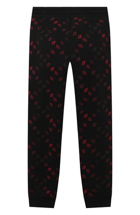 Детские хлопковые джоггеры MARCELO BURLON KIDS OF MILAN черного цвета по цене 17800 руб., арт. 20I/B/MB/3005/0021/8-14Y | Фото 2 Детские хлопковые джоггеры MARCELO BURLON KIDS OF MILAN черного цвета, арт. 20I/B/MB/3005/0021/8-14Y | Фото 2 (Материал внешний: Хлопок; Мальчики Кросс-КТ: Брюки-одежда, Брюки-спорт; Ростовка одежда: 10 - 11 лет | 140 - 146см, 12 лет | 152 см, 13 - 15 лет | 158 см)