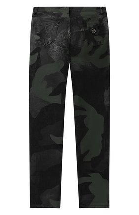 Детские джинсы PHILIPP PLEIN хаки цвета по цене 36540 руб., арт. F20C BDT0275 PDE004N | Фото 2 Детские джинсы PHILIPP PLEIN хаки цвета, арт. F20C BDT0275 PDE004N | Фото 2