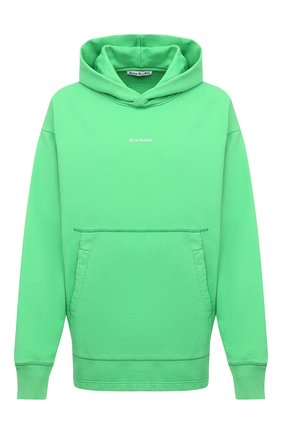 Мужской хлопковое худи ACNE STUDIOS зеленого цвета по цене 33850 руб., арт. BI0079 | Фото 1 Мужской хлопковое худи ACNE STUDIOS зеленого цвета, арт. BI0079 | Фото 1
