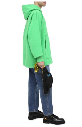 Мужской хлопковое худи ACNE STUDIOS зеленого цвета по цене 33850 руб., арт. BI0079 | Фото 2 Мужской хлопковое худи ACNE STUDIOS зеленого цвета, арт. BI0079 | Фото 2