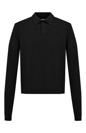 Мужское хлопковое поло BOTTEGA VENETA черного цвета по цене 38000 руб., арт. 640405/V01G0 | Фото 1 Мужское хлопковое поло BOTTEGA VENETA черного цвета, арт. 640405/V01G0 | Фото 1