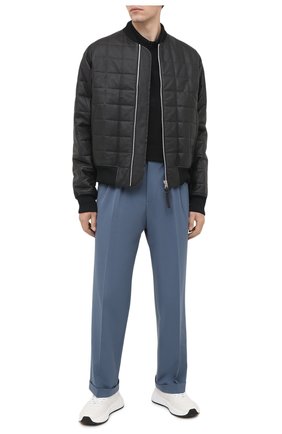 Мужское хлопковое поло BOTTEGA VENETA черного цвета по цене 38000 руб., арт. 640405/V01G0 | Фото 2 Мужское хлопковое поло BOTTEGA VENETA черного цвета, арт. 640405/V01G0 | Фото 2