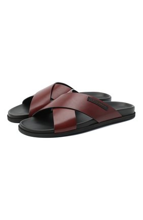 Мужские кожаные шлепанцы hawaii DOLCE & GABBANA коричневого цвета по цене 34000 руб., арт. A80134/AZ630 | Фото 1 Мужские кожаные шлепанцы hawaii DOLCE & GABBANA коричневого цвета, арт. A80134/AZ630 | Фото 1