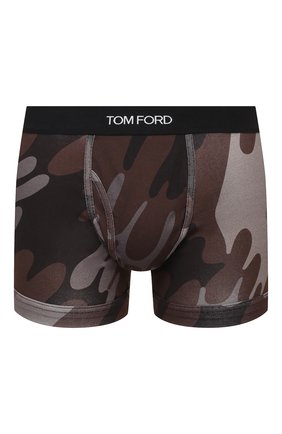 Мужские хлопковые боксеры TOM FORD темно-коричневого цвета по цене 8905 руб., арт. T4LC31150 | Фото 1 Мужские хлопковые боксеры TOM FORD темно-коричневого цвета, арт. T4LC31150 | Фото 1
