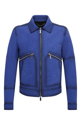 Мужская кожаная куртка BERLUTI синего цвета по цене 548500 руб., арт. R18LBL76-001 | Фото 1 Мужская кожаная куртка BERLUTI синего цвета, арт. R18LBL76-001 | Фото 1