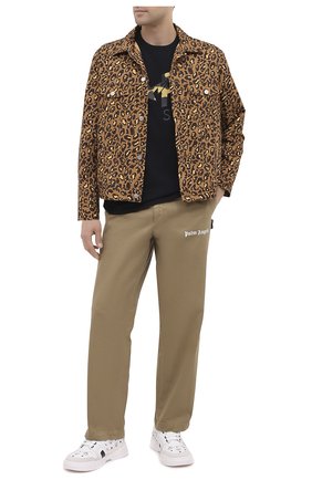 Мужская хлопковая куртка BAPE бежевого цвета по цене 38050 руб., арт. 1G80140015 | Фото 2 Мужская хлопковая куртка BAPE бежевого цвета, арт. 1G80140015 | Фото 2