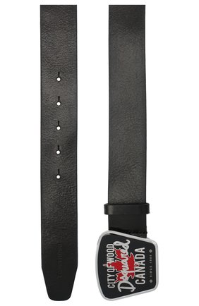Мужской кожаный ремень DSQUARED2 черного цвета по цене 19850 руб., арт. BEM0299 12900001 | Фото 2 Мужской кожаный ремень DSQUARED2 черного цвета, арт. BEM0299 12900001 | Фото 2