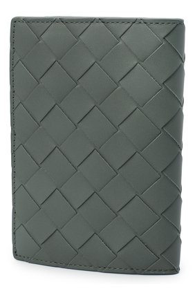 Мужская кожаная обложка для паспорта BOTTEGA VENETA серого цвета по цене 27300 руб., арт. 607482/VCPQ4 | Фото 2 Мужская кожаная обложка для паспорта BOTTEGA VENETA серого цвета, арт. 607482/VCPQ4 | Фото 2