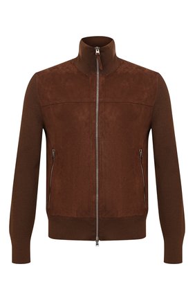 Мужской комбинированный кардиган TOM FORD светло-коричневого цвета по цене 308500 руб., арт. BVM61/TFK157 | Фото 1 Мужской комбинированный кардиган TOM FORD светло-коричневого цвета, арт. BVM61/TFK157 | Фото 1 (Материал внешний: Шерсть; Рукава: Длинные; Длина (для топов): Стандартные; Мужское Кросс-КТ: Кардиган-одежда; Стили: Кэжуэл; Региональные ограничения белый список (Axapta Mercury): RU)