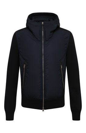 Мужская комбинированный кардиган TOM FORD темно-синего цвета по цене 194500 руб., арт. BVM23/TFK154 | Фото 1 Мужская комбинированный кардиган TOM FORD темно-синего цвета, арт. BVM23/TFK154 | Фото 1