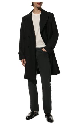 Мужской хлопковые брюки TOM FORD темно-серого цвета по цене 67700 руб., арт. BVJ19/TFD002 | Фото 2 Мужской хлопковые брюки TOM FORD темно-серого цвета, арт. BVJ19/TFD002 | Фото 2