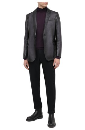 Мужской водолазка из кашемира и шелка TOM FORD фиолетового цвета по цене 98200 руб., арт. BVH99/TFK122 | Фото 2 Мужской водолазка из кашемира и шелка TOM FORD фиолетового цвета, арт. BVH99/TFK122 | Фото 2