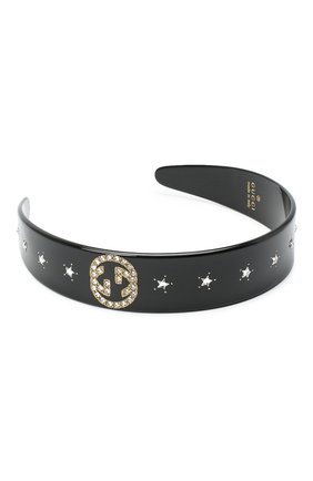 Женский ободок для волос gg original GUCCI черного цвета по цене 33900 руб., арт. 628716/I12G0 | Фото 2 Женский ободок для волос gg original GUCCI черного цвета, арт. 628716/I12G0 | Фото 2