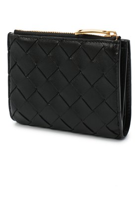 Женские кожаное портмоне BOTTEGA VENETA черного цвета по цене 36250 руб., арт. 608059/VCPP3 | Фото 2 Женские кожаное портмоне BOTTEGA VENETA черного цвета, арт. 608059/VCPP3 | Фото 2