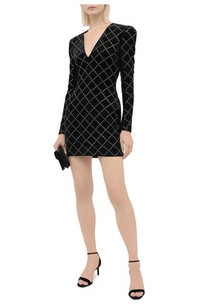 Женское платье из вискозы BALMAIN черного цвета по цене 390000 руб., арт. UF16297/J063 | Фото 2 Женское платье из вискозы BALMAIN черного цвета, арт. UF16297/J063 | Фото 2