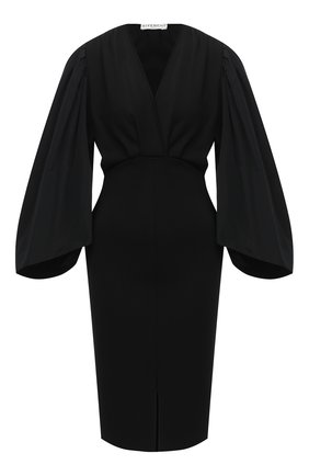 Женское платье из вискозы GIVENCHY черного цвета по цене 141500 руб., арт. BW20ZJ4Z7Q | Фото 1 Женское платье из вискозы GIVENCHY черного цвета, арт. BW20ZJ4Z7Q | Фото 1