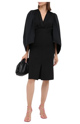 Женское платье из вискозы GIVENCHY черного цвета по цене 141500 руб., арт. BW20ZJ4Z7Q | Фото 2 Женское платье из вискозы GIVENCHY черного цвета, арт. BW20ZJ4Z7Q | Фото 2
