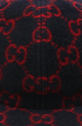 Детская шерстяная кепка GUCCI синего цвета по цене 19100 руб., арт. 481774/4HM23 | Фото 3 Детская шерстяная кепка GUCCI синего цвета, арт. 481774/4HM23 | Фото 3 (Материал: Шерсть)