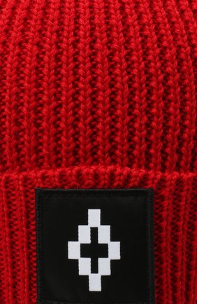 Детского шапка MARCELO BURLON KIDS OF MILAN красного цвета по цене 9395 руб., арт. 20I/B/MB/9101/7072 | Фото 3 Детского шапка MARCELO BURLON KIDS OF MILAN красного цвета, арт. 20I/B/MB/9101/7072 | Фото 3 (Материал: Текстиль, Шерсть, Синтетический материал; Региональные ограничения белый список (Axapta Mercury): RU)