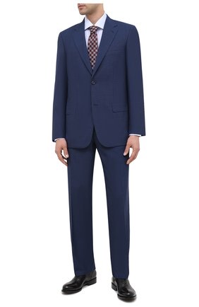 Мужской шерстяной костюм BRIONI темно-синего цвета по цене 399000 руб., арт. RAH00Q/09A69/PARLAMENT0 | Фото 1 Мужской шерстяной костюм BRIONI темно-синего цвета, арт. RAH00Q/09A69/PARLAMENT0 | Фото 1