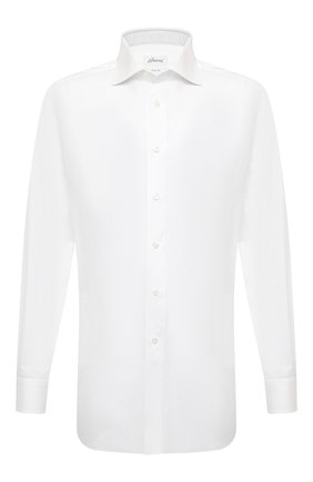 Мужская хлопковая сорочка BRIONI белого цвета по цене 114500 руб., арт. RCA10M/P90C3 | Фото 1 Мужская хлопковая сорочка BRIONI белого цвета, арт. RCA10M/P90C3 | Фото 1 (Материал внешний: Хлопок; Рукава: Длинные; Длина (для топов): Стандартные; Случай: Формальный; Стили: Классический; Воротник: Кент; Манжеты: На пуговицах; Принт: Однотонные; Мужское Кросс-КТ: Сорочка-одежда; Региональные ограничения белый список (Axapta Mercury): RU)
