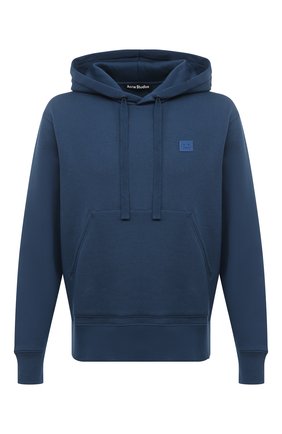 Мужской хлопковое худи ACNE STUDIOS синего цвета по цене 25100 руб., арт. 2HK173/M | Фото 1 Мужской хлопковое худи ACNE STUDIOS синего цвета, арт. 2HK173/M | Фото 1