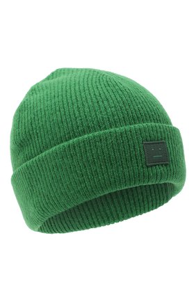 Мужская шерстяная шапка ACNE STUDIOS зеленого цвета по цене 10550 руб., арт. C40075/M | Фото 1 Мужская шерстяная шапка ACNE STUDIOS зеленого цвета, арт. C40075/M | Фото 1