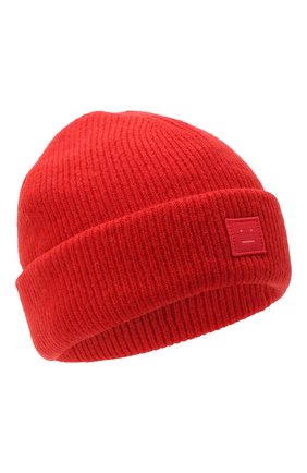 Мужская шерстяная шапка ACNE STUDIOS красного цвета по цене 10550 руб., арт. C40075/M | Фото 1 Мужская шерстяная шапка ACNE STUDIOS красного цвета, арт. C40075/M | Фото 1