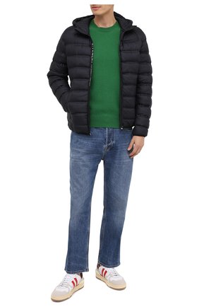 Мужской шерстяной джемпер ACNE STUDIOS зеленого цвета по цене 24100 руб., арт. C60016/M | Фото 2 Мужской шерстяной джемпер ACNE STUDIOS зеленого цвета, арт. C60016/M | Фото 2