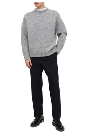 Мужской свитер из шерсти и кашемира ACNE STUDIOS серого цвета по цене 43400 руб., арт. B60151 | Фото 2 Мужской свитер из шерсти и кашемира ACNE STUDIOS серого цвета, арт. B60151 | Фото 2