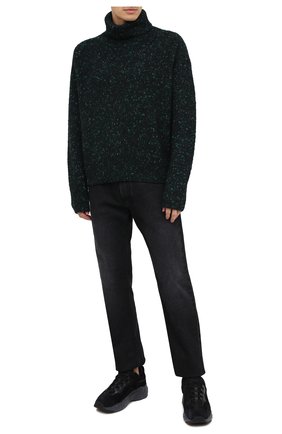Мужской свитер ACNE STUDIOS черного цвета по цене 51150 руб., арт. B60157 | Фото 2 Мужской свитер ACNE STUDIOS черного цвета, арт. B60157 | Фото 2