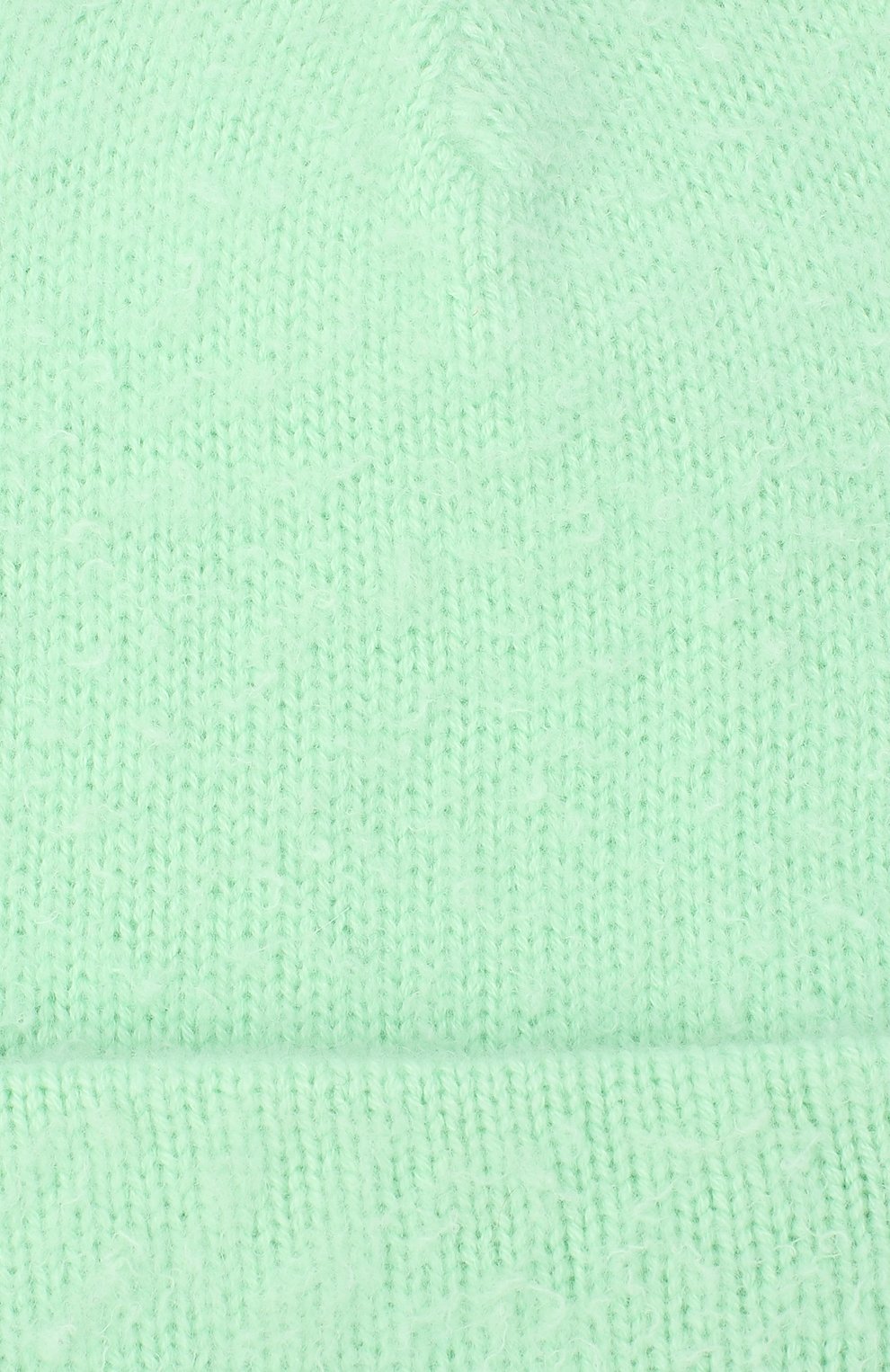 Мужская шапка из шерсти и кашемира ACNE STUDIOS светло-зеленого цвета по цене 14150 руб., арт. C40111/M | Фото 3 Мужская шапка из шерсти и кашемира ACNE STUDIOS светло-зеленого цвета, арт. C40111/M | Фото 3