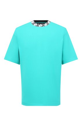Мужская футболка ACNE STUDIOS бирюзового цвета по цене 16300 руб., арт. CL0072/M | Фото 1 Мужская футболка ACNE STUDIOS бирюзового цвета, арт. CL0072/M | Фото 1