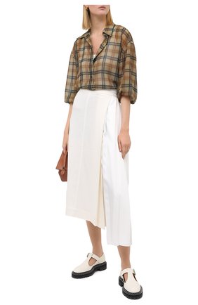 Женская кожаные туфли lug sole PROENZA SCHOULER белого цвета по цене 64800 руб., арт. PS35110A/12113 | Фото 2 Женская кожаные туфли lug sole PROENZA SCHOULER белого цвета, арт. PS35110A/12113 | Фото 2