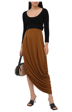 Женское платье из вискозы PROENZA SCHOULER хаки цвета по цене 195500 руб., арт. R2033031-JY068 | Фото 2 Женское платье из вискозы PROENZA SCHOULER хаки цвета, арт. R2033031-JY068 | Фото 2