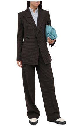 Женские брюки PROENZA SCHOULER серого цвета по цене 84000 руб., арт. R2036000-AW099 | Фото 2 Женские брюки PROENZA SCHOULER серого цвета, арт. R2036000-AW099 | Фото 2