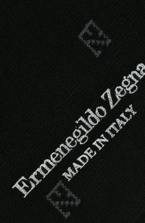 Мужские хлопковые носки ERMENEGILDO ZEGNA черного цвета по цене 2530 руб., арт. N5V023240 | Фото 2 Мужские хлопковые носки ERMENEGILDO ZEGNA черного цвета, арт. N5V023240 | Фото 2