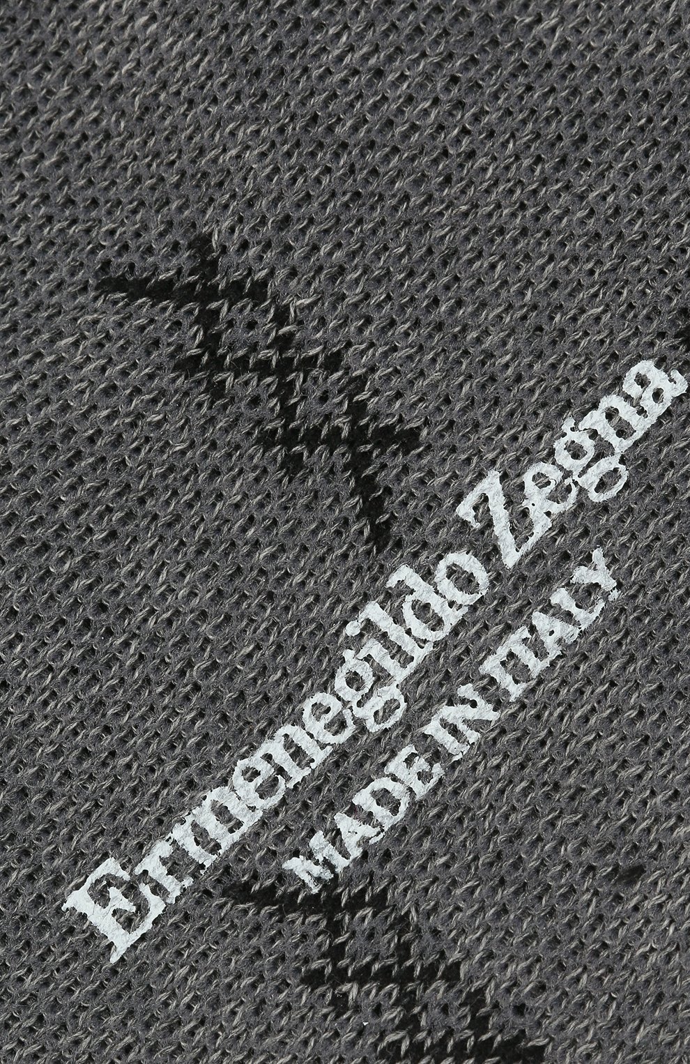 Мужские хлопковые носки ERMENEGILDO ZEGNA светло-серого цвета, арт. N5V023250 | Фото 2 (Кросс-КТ: бельё; Материал внешний: Хлопок)