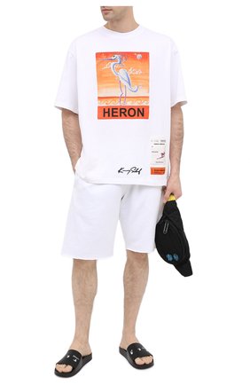 Мужские шлепанцы OFF-WHITE черного цвета по цене 11000 руб., арт. 0MIA088E20FAB0021001 | Фото 2 Мужские шлепанцы OFF-WHITE черного цвета, арт. 0MIA088E20FAB0021001 | Фото 2