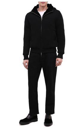 Мужские комбинированные оксфорды GIORGIO ARMANI черного цвета по цене 57100 руб., арт. X2C662/XM623 | Фото 2 Мужские комбинированные оксфорды GIORGIO ARMANI черного цвета, арт. X2C662/XM623 | Фото 2