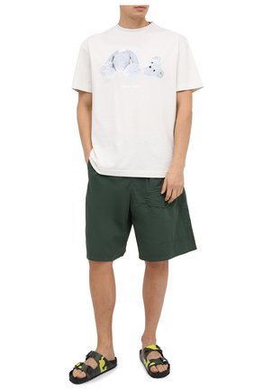 Мужские кожаные шлепанцы valentino garavani x birkenstock VALENTINO хаки цвета по цене 34300 руб., арт. UY2S0C48/SZY | Фото 2 Мужские кожаные шлепанцы valentino garavani x birkenstock VALENTINO хаки цвета, арт. UY2S0C48/SZY | Фото 2