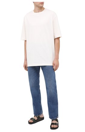 Мужские кожаные шлепанцы valentino garavani x birkenstock VALENTINO темно-зеленого цвета по цене 37400 руб., арт. UY2S0C48/SZY | Фото 2 Мужские кожаные шлепанцы valentino garavani x birkenstock VALENTINO темно-зеленого цвета, арт. UY2S0C48/SZY | Фото 2