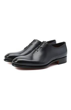 Мужские кожаные оксфорды SANTONI темно-синего цвета по цене 82350 руб., арт. MCCR16229MC1HVVDU59 | Фото 1 Мужские кожаные оксфорды SANTONI темно-синего цвета, арт. MCCR16229MC1HVVDU59 | Фото 1