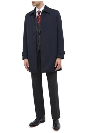 Мужские кожаные оксфорды SANTONI темно-синего цвета по цене 82350 руб., арт. MCCR16229MC1HVVDU59 | Фото 2 Мужские кожаные оксфорды SANTONI темно-синего цвета, арт. MCCR16229MC1HVVDU59 | Фото 2
