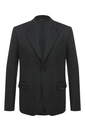 Мужской шерстяной пиджак GIVENCHY серого цвета по цене 123500 руб., арт. BM308D30HT | Фото 1 Мужской шерстяной пиджак GIVENCHY серого цвета, арт. BM308D30HT | Фото 1